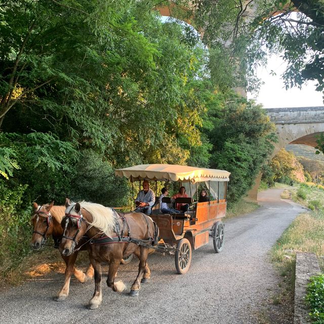 le pont en calèche